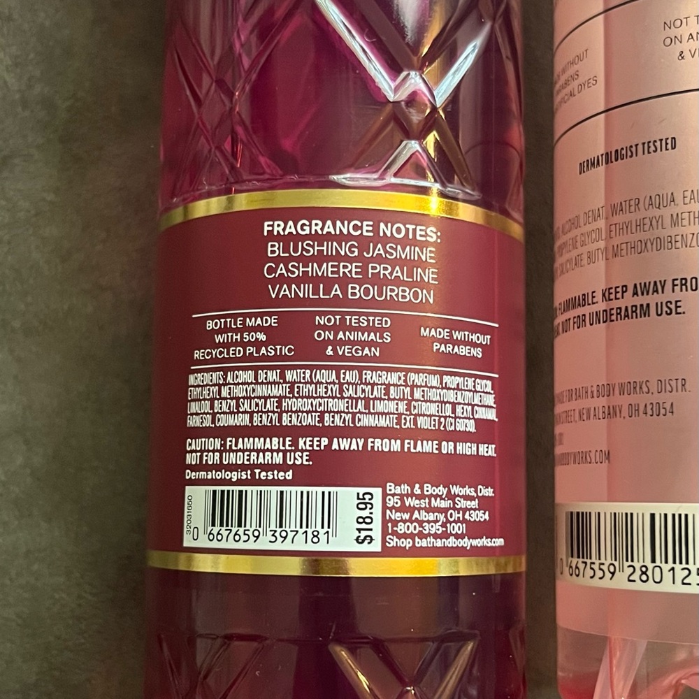 Pink Obsessed and Sweetheart Cherry Fragrance Mists - Picture 3 of 5
